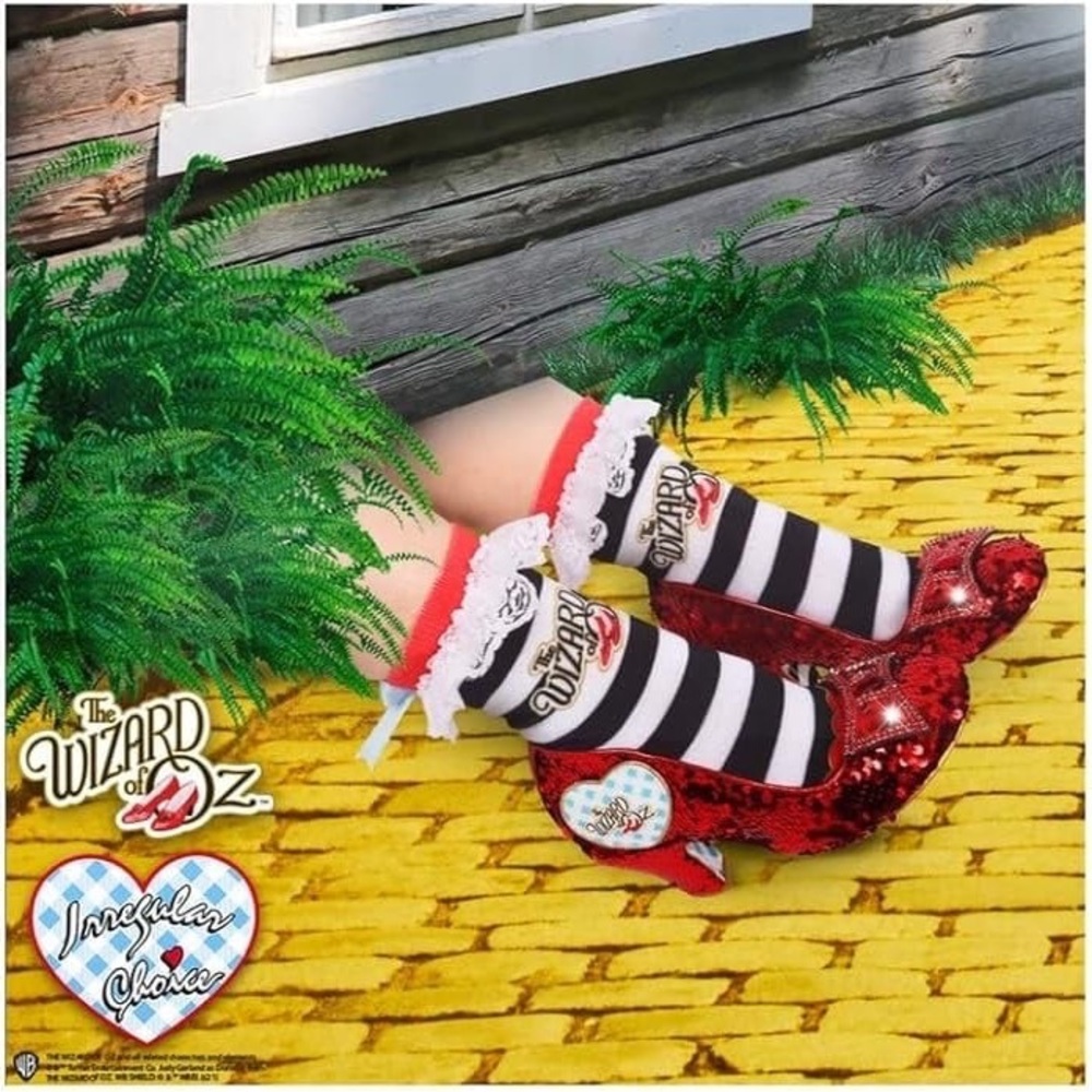 Rare HTF Irregular Choice Wizard Of Oz Socks